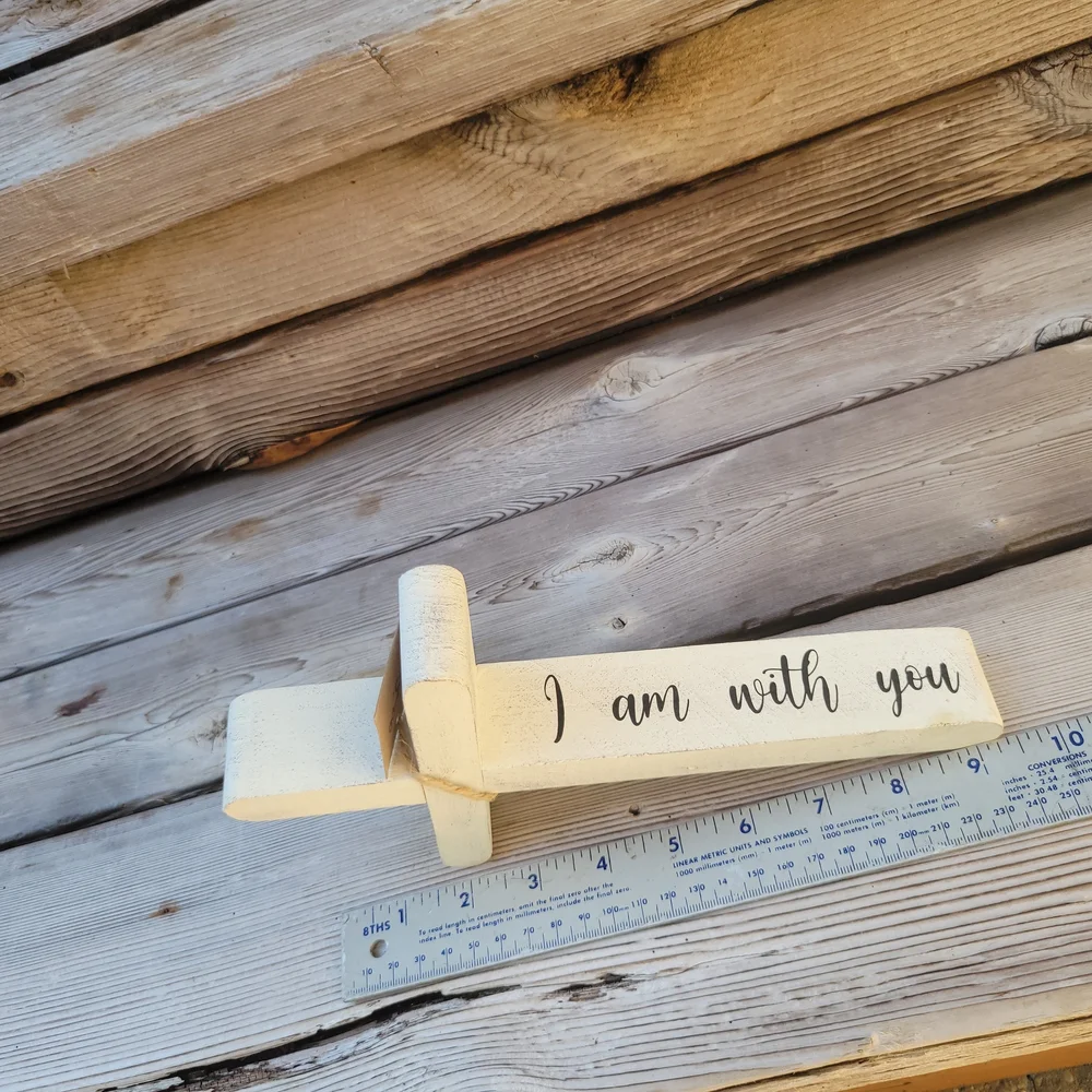 Rustic White Faith-Inspired Wall Decor Set